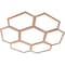 Ekena Millwork Florin Wood Fretwork Pierced Ceiling Medallion, Cherry, 30"OD x 10 1/2"ID x 3/8"T CMWP30X30X0375FOCH - alternate 4
